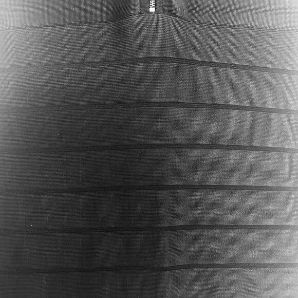 Black Mini Bodycon Bandage Dress - Picture 7 of 7